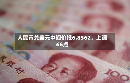 人民币兑美元中间价报6.8562，上调66点